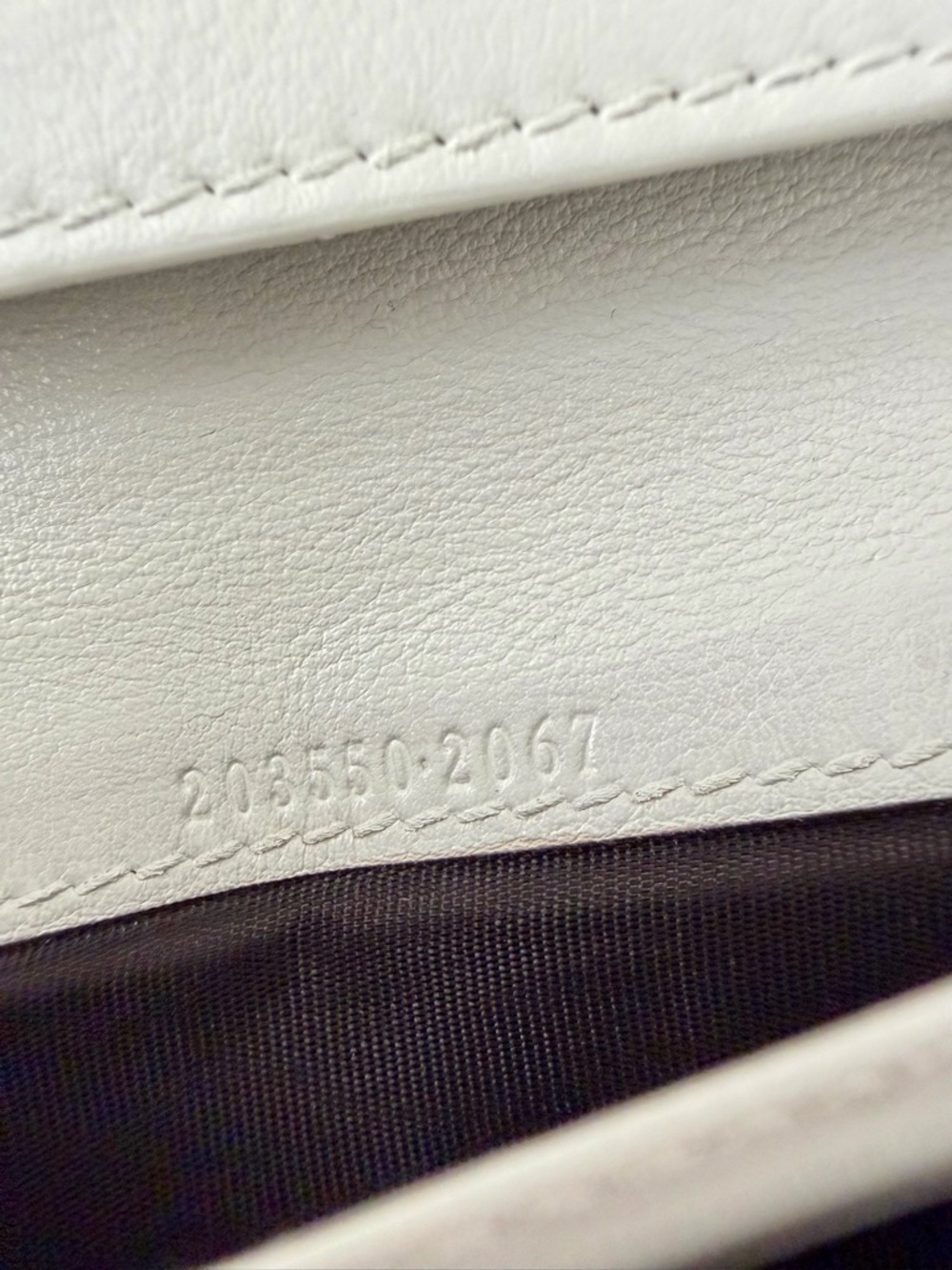 GUCCI | GG Canvas Heart Flap Wallet Beige White Monogram Logo Y2K - Picture 13 of 15
